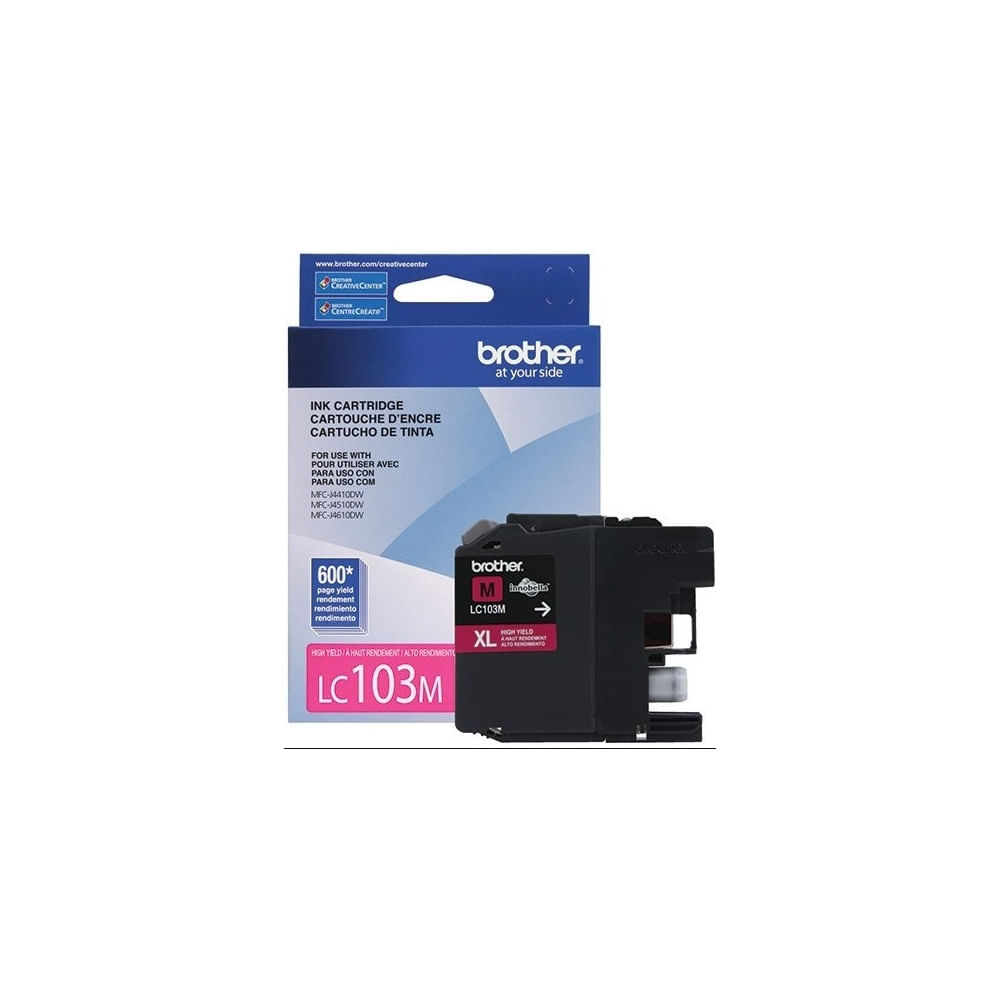 Tinta Brother LC103M Magenta para MFC-J4510DW | Impresión de 600 páginas | Alta calidad y rendimien