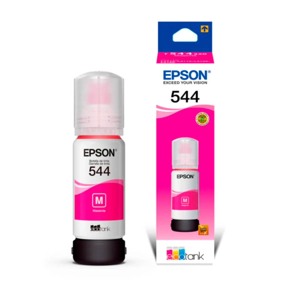 Tinta Epson T02S320 Magenta para Impresoras EcoTank - Alta Calidad y Rendimiento Superior