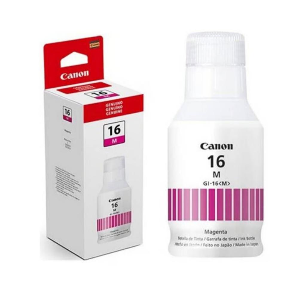 Tinta Canon GI-16 Magenta de Alta Capacidad para Impresoras, Colores Vibrantes, 135ml
