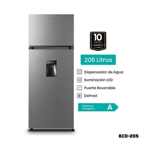  Refrigeradora Hisense 205 lt Top Freezer BCD205