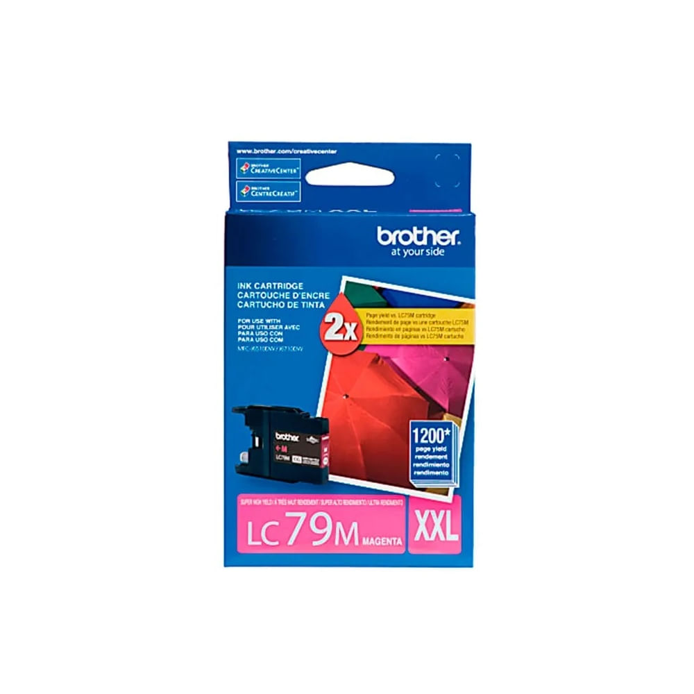 Tinta Brother LC79M Magenta para MFC-J6710 - 2400 Páginas de Alta Calidad y Rendimiento