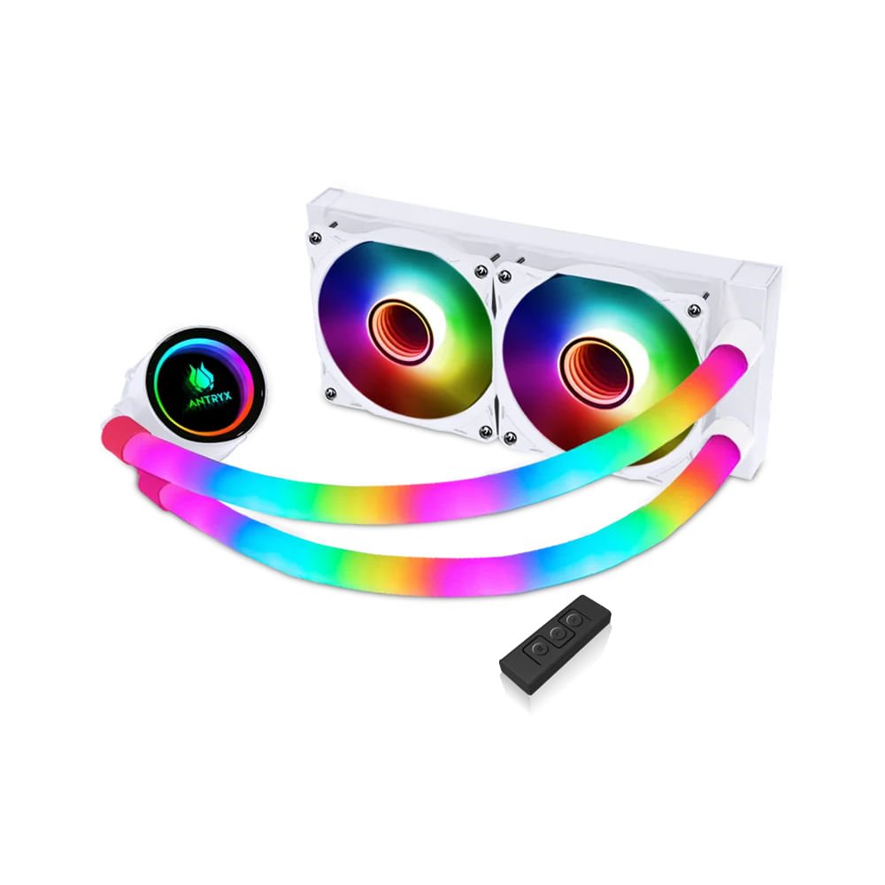 Refrigeración líquida Antryx Triton Infinity 240 para CPU - Blanco, alto rendimiento y diseño elega