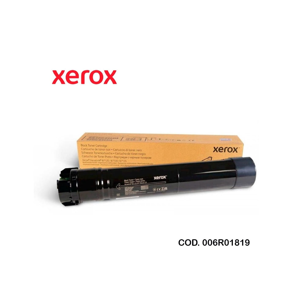 Tóner Xerox Versalink B7125/B7130/B7135 - Alto rendimiento 80K, impresión de calidad superior