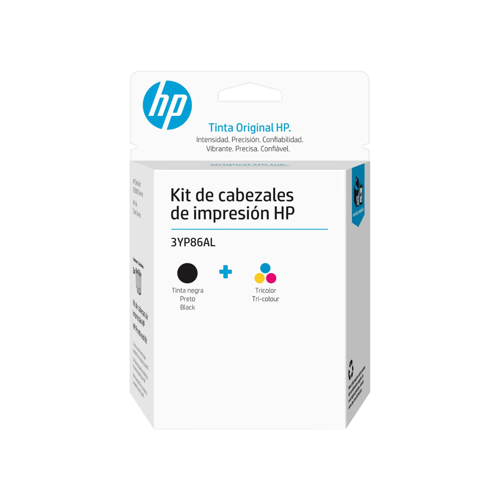 Cabezales de Impresión HP 3YP86AL en Negro y Tricolor para Impresoras - Alta Calidad de Tinta