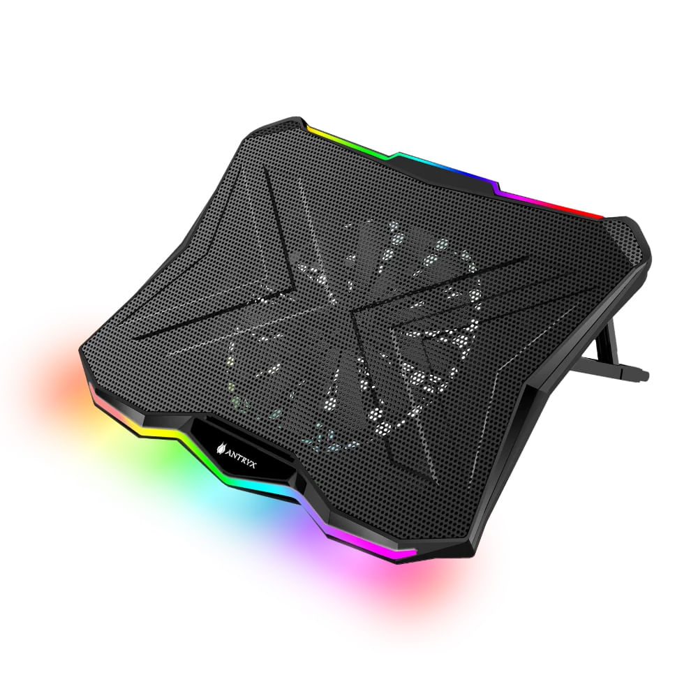 Cooler para laptop Antryx X500 RGB para 17.3” - Enfriamiento eficiente para gamers