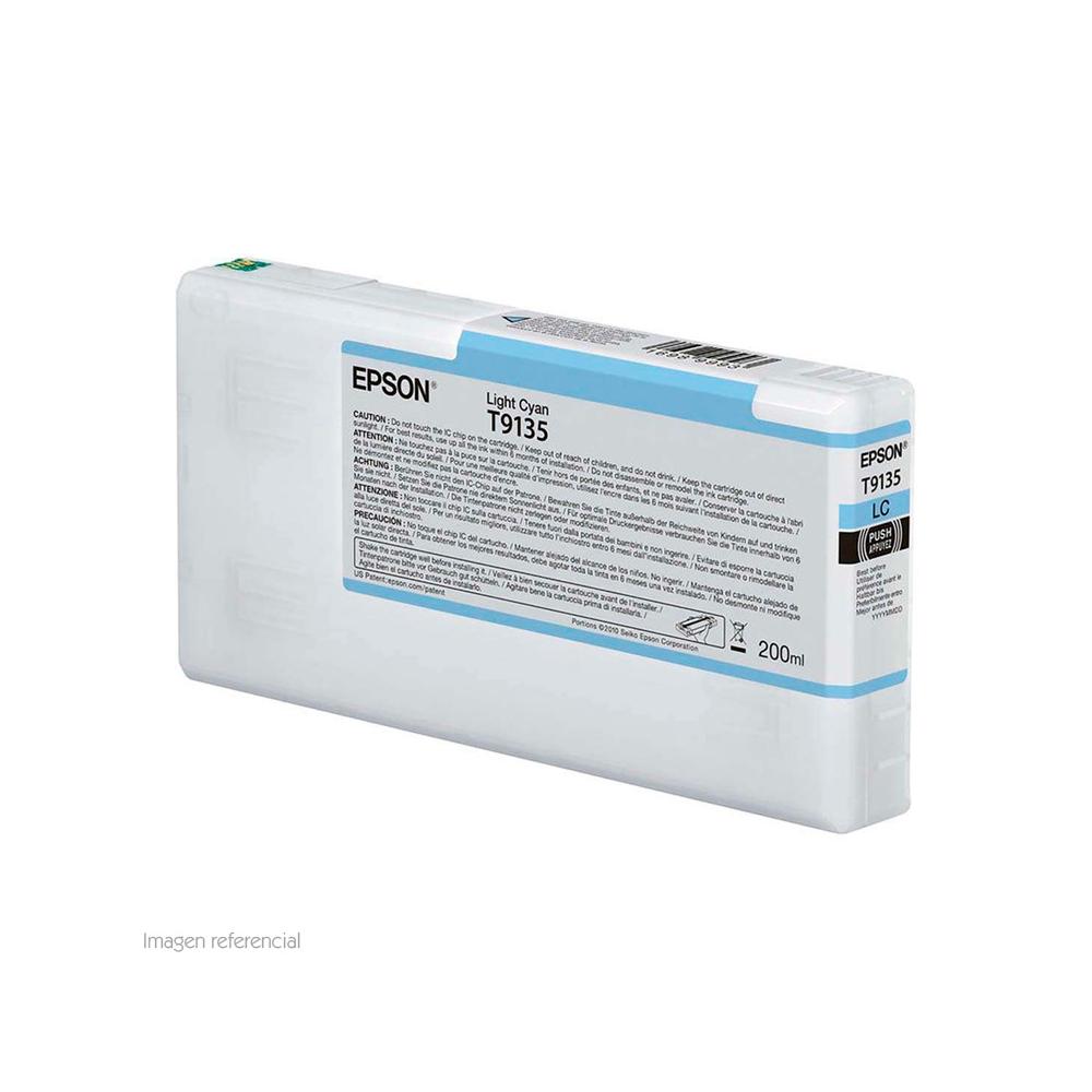 Cartucho de tinta Epson T913500 Cian Claro para impresoras SureColor P5000 - Alta calidad de impres