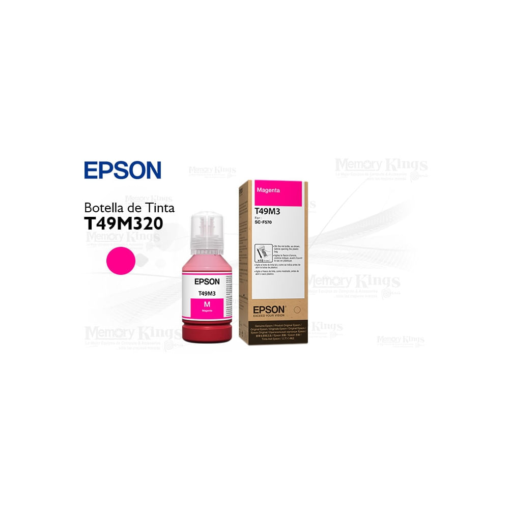 Tinta Epson T49M3 Magenta 140ml - Ideal para Impresiones Vibrantes y de Alta Calidad