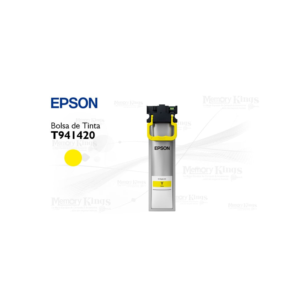 Tinta Epson 941 Amarilla - 5000 Páginas de Alta Calidad para Impresoras Epson