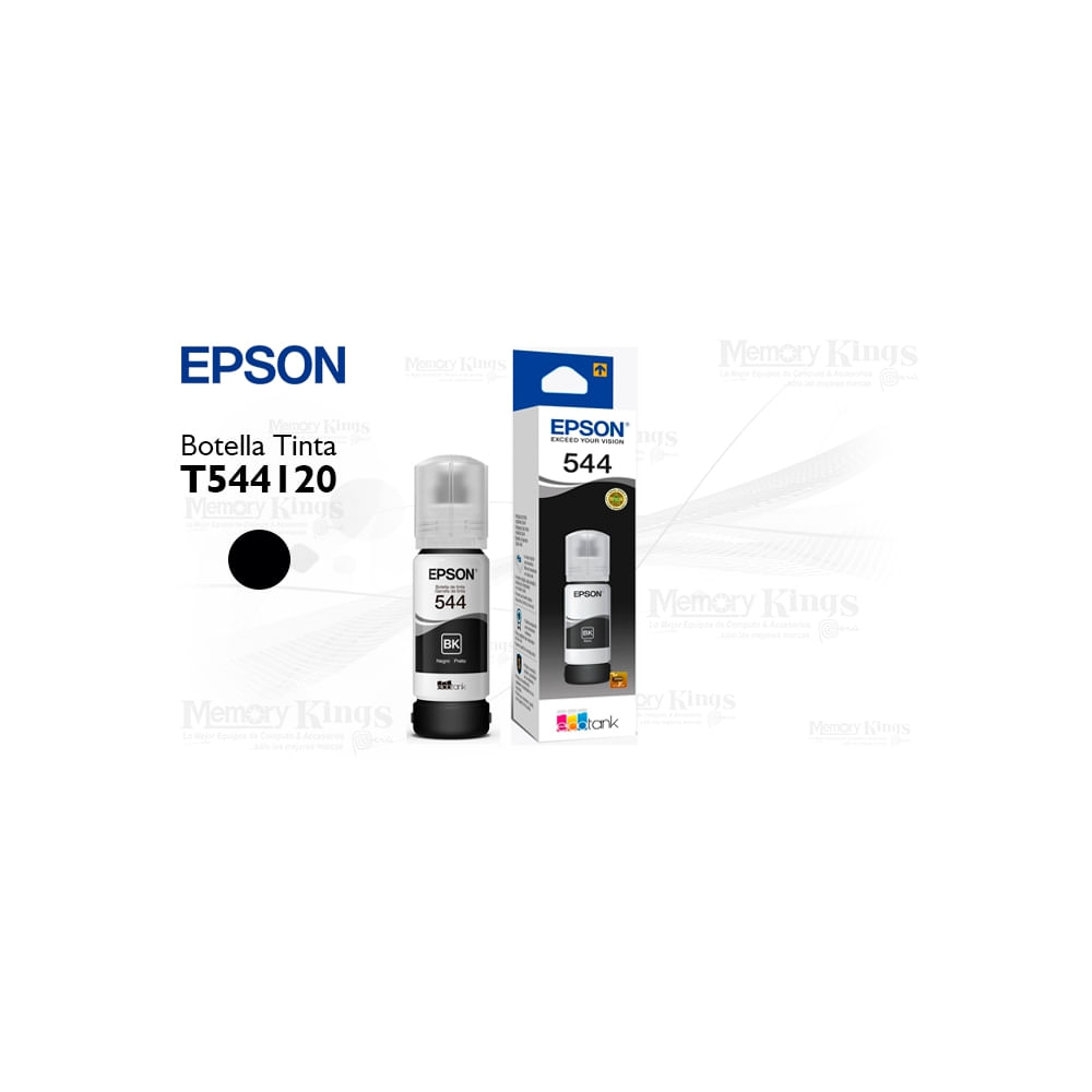 Tinta Epson 544 Negro 65ml - Alta calidad y rendimiento para impresoras Epson