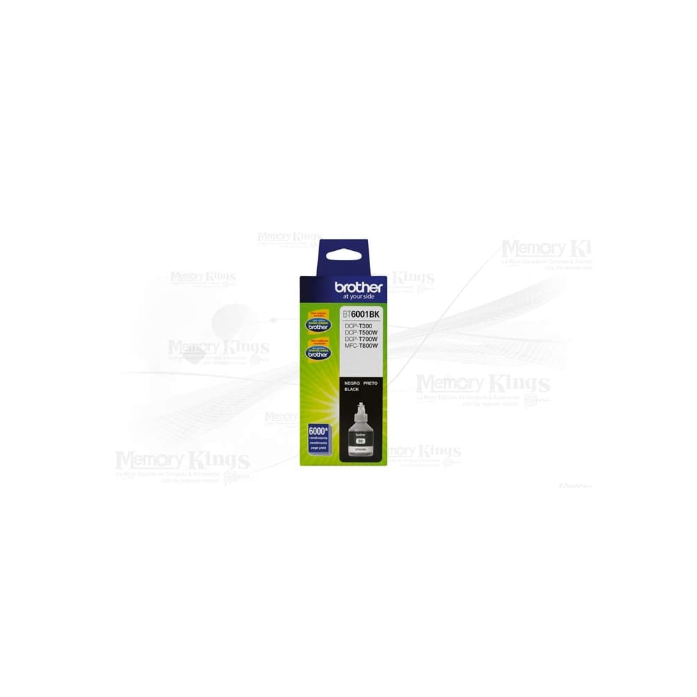 Tinta Brother BT6001BK Negra para Impresoras DCP-T300, T500W y T700W - Alta Calidad y Rendimiento
