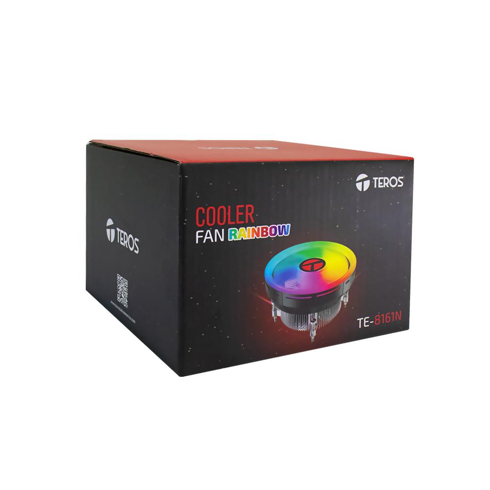 Cooler para procesador TEROS TE-8161N, Intel, TDP 90W, refrigeración por aire eficiente