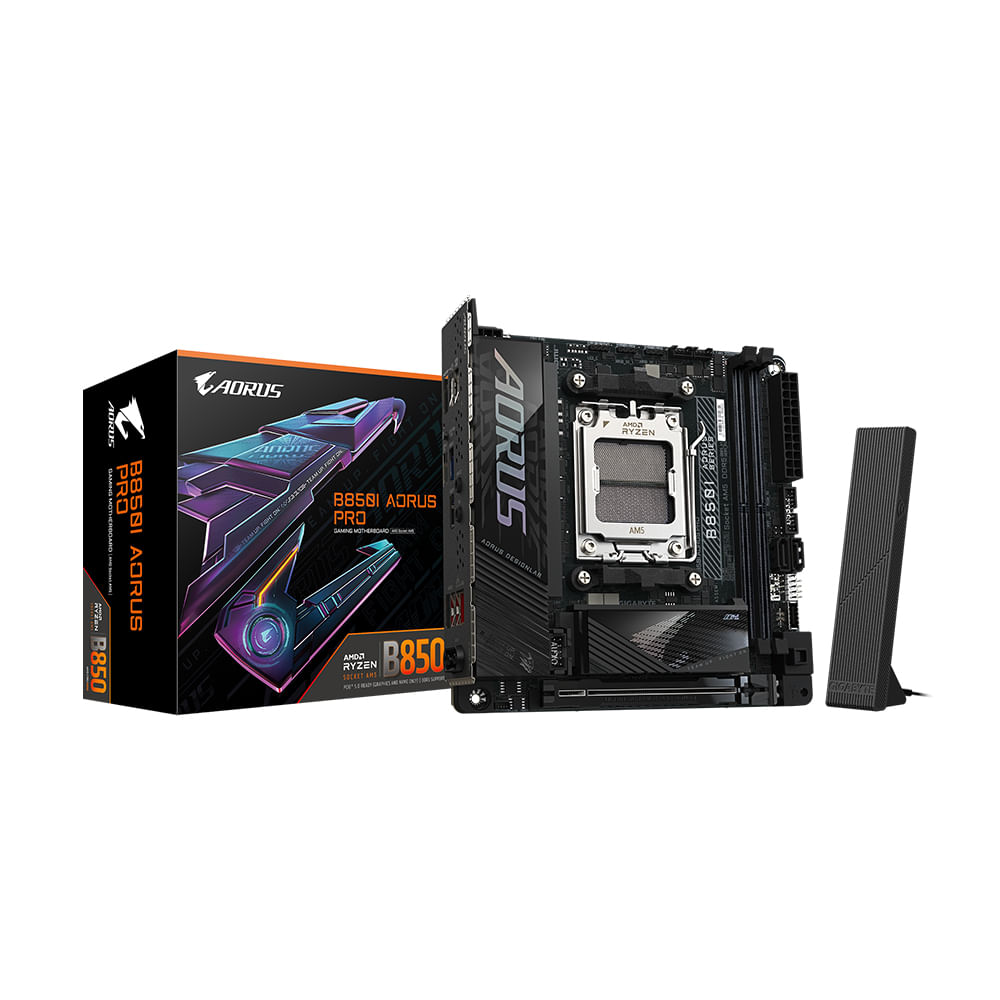Placa Base Gigabyte Aorus Pro AM5 B850I para AMD - Alta Compatibilidad y Rendimiento Premium