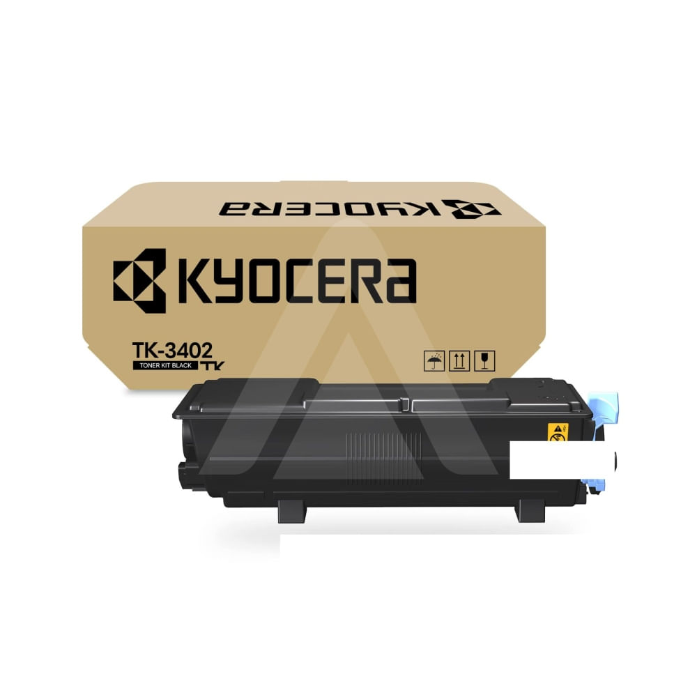 Toner Kyocera TK-3402 Negro para Impresoras – Rendimiento de 12,500 Páginas