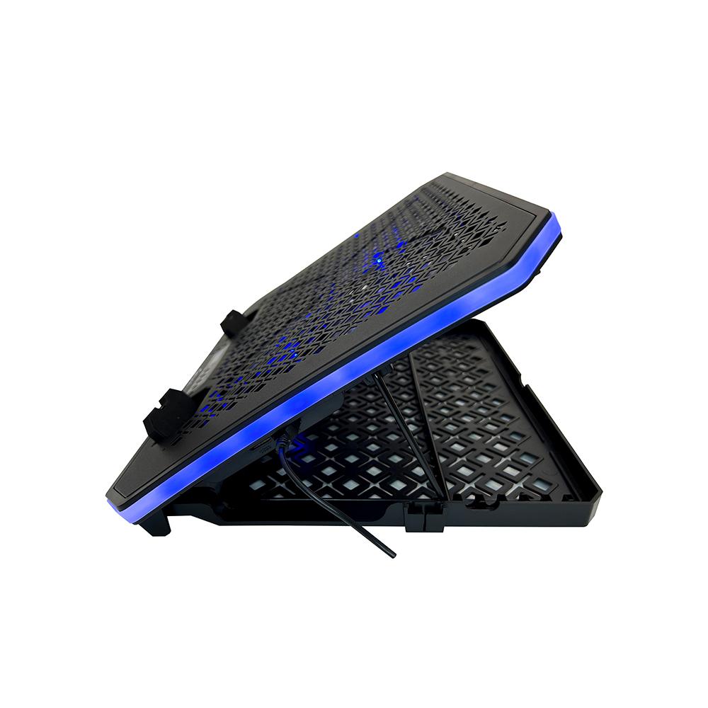 Cooler TEROS TE-7130N para notebooks de hasta 15.6"", 3 ventiladores de 11 cm para máxima refrigerac