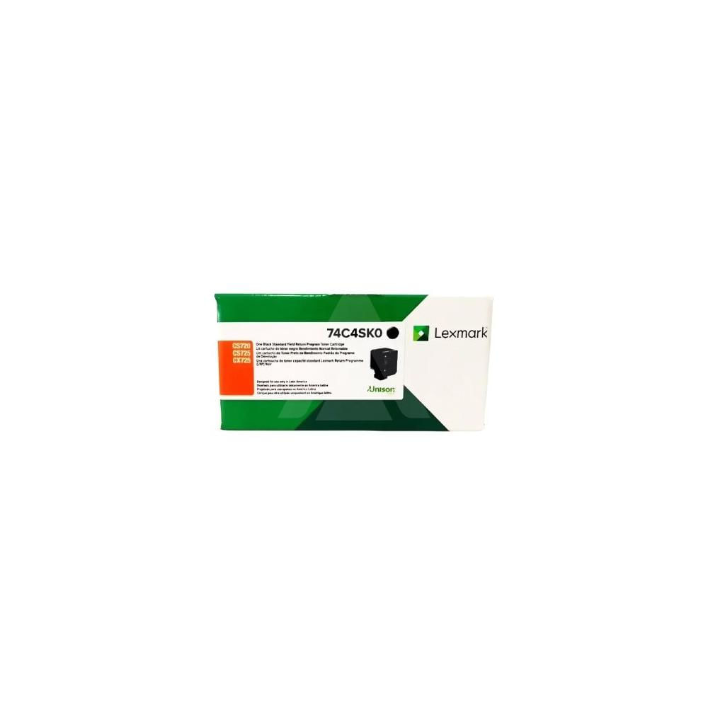 Toner Lexmark CS720/CX725 Negro de 7,000 páginas para impresiones nítidas y duraderas