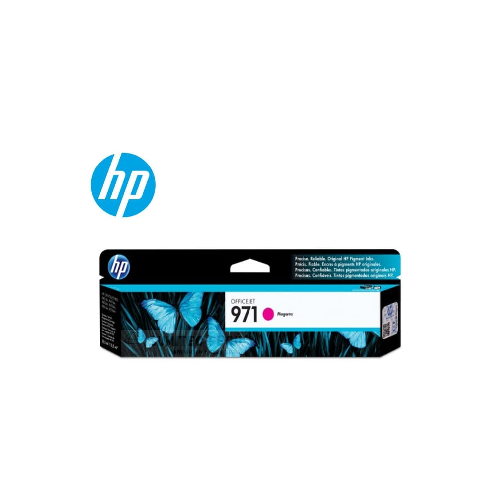 Tinta Magenta HP 971 CN623AM - 2500 Páginas de Altísima Calidad para Impresoras HP