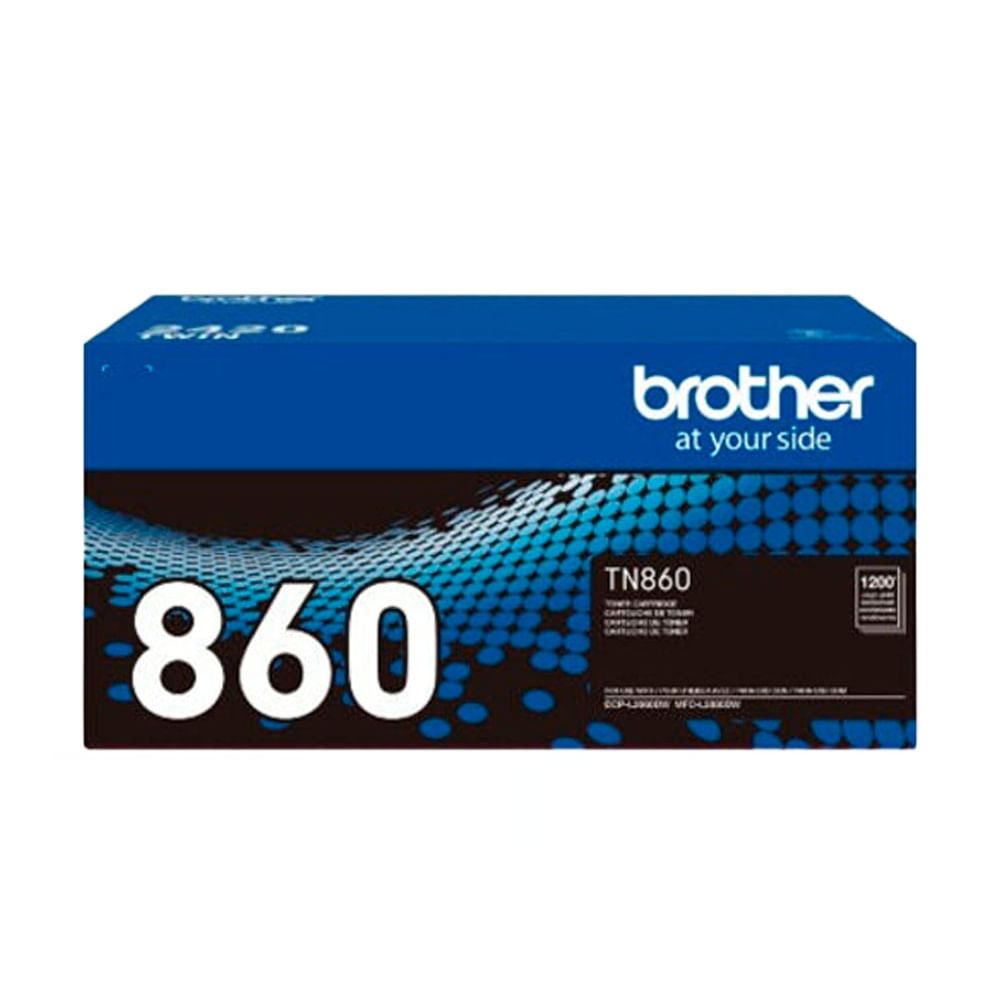 Tóner Brother TN860 compatible con MFC-L2880DW - 1,200 páginas de impresión nítida y duradera
