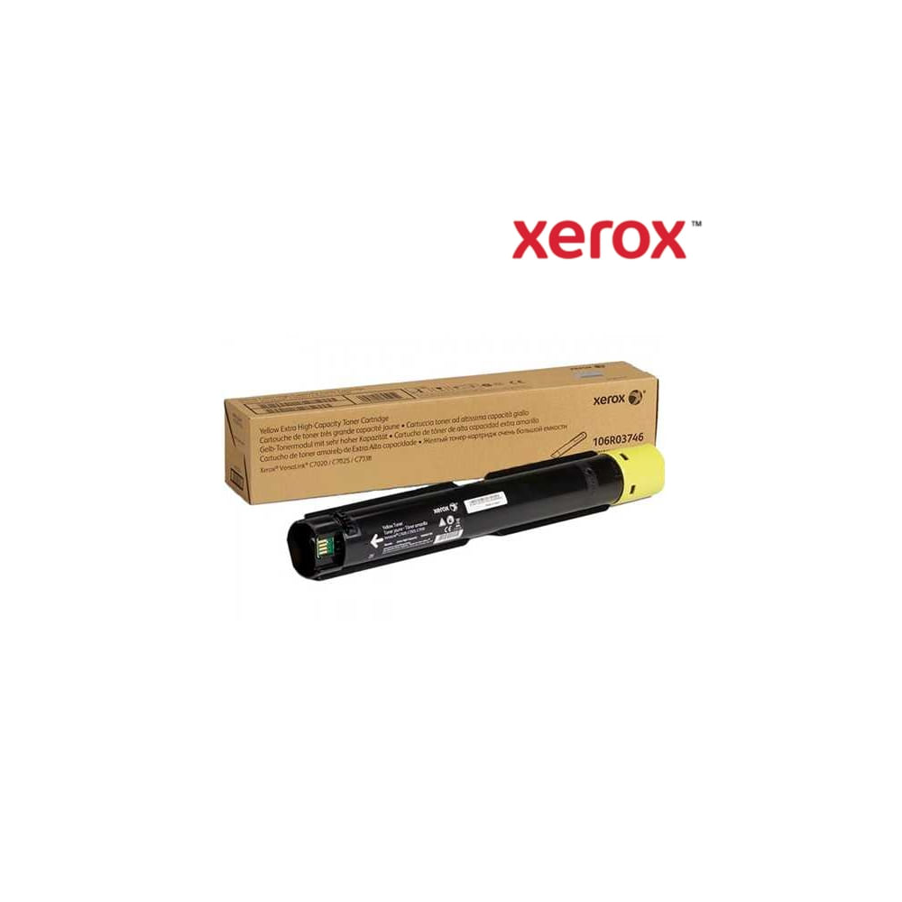 Tóner Xerox 106R03746 Amarillo para Multifuncion Xerox Versalink C70XX - Alta Calidad de Impresión