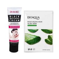 Crema Corporal Blanqueadora + Mascarilla Facial de Aloe Vera.
