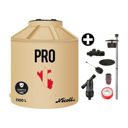 Tanque de agua Arena Pro 1100 litros + Kit de Accesorios