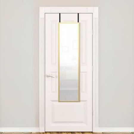 Espejo para Puerta 32.8x122.8cm Dorado Rayado Orange