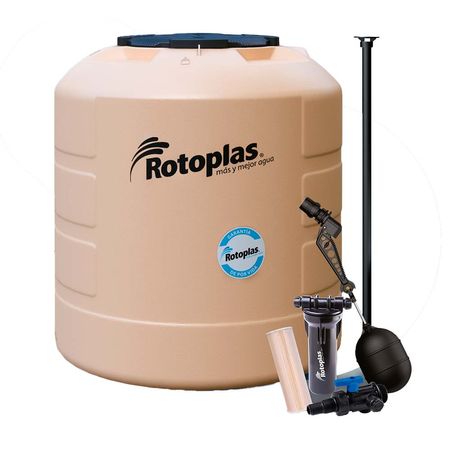 Tanque de agua Arena 700 litros + Kit de accesorios Rotoplas