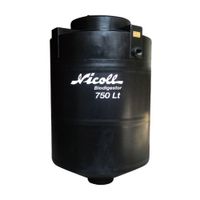 Tanque Biodigestor 750 Lt + Kit de Acc Nicoll