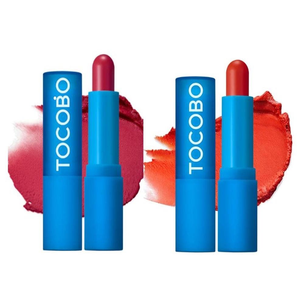 DUO TOCOBO LIP BALM 033 CARROT CAKE 033 + ROSE BURN 031