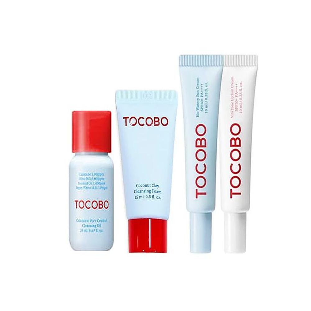PACK RUTINA DE VIAJE LIMPIEZA & PROTECCIÓN SOLAR  TOCOBO