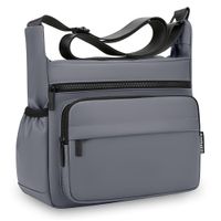 Morral para Hombre con Correa Ajustable Y Múltiples Bolsillos Plomo MP1