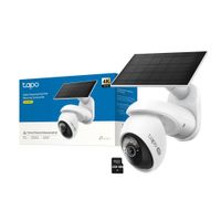 Cámara Vigilancia Tapo C660 KIT 4K Panorámica Zoom18X PanelSolar 256GB