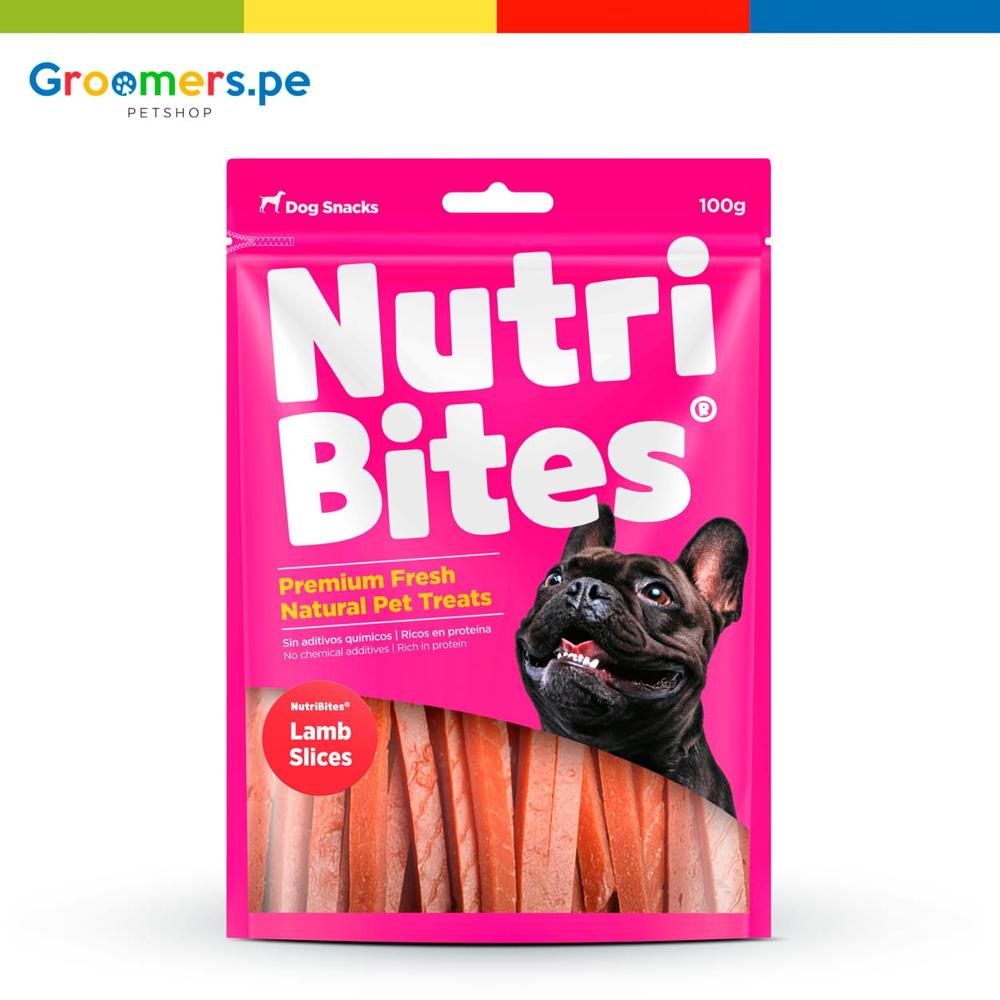 Snack Natural de Cordero para Perros - NutriBites 100gr