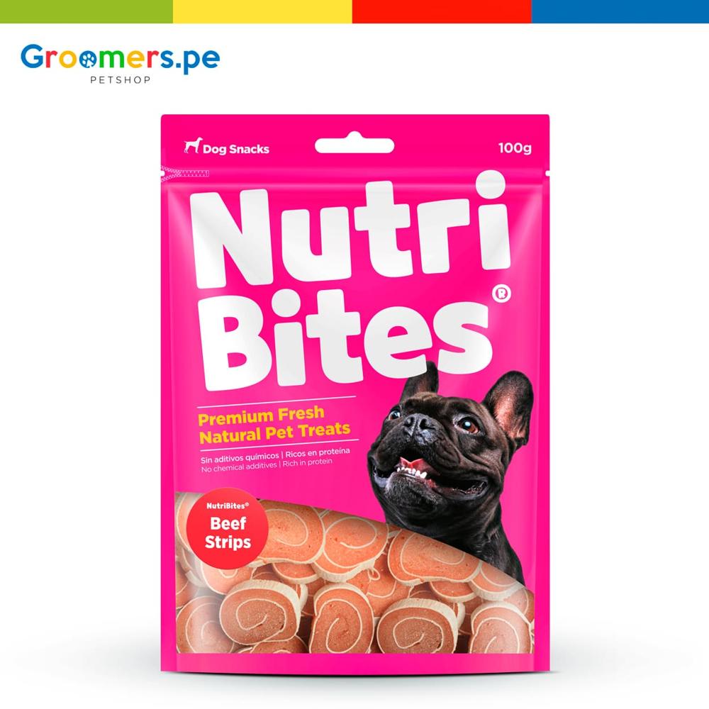 Snack Natural de Carne para Perros - NutriBites 100gr