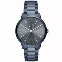 Reloj Armani Exchange Cayde AX2702 Acero Inoxidable Azul Dial Gris