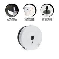 Dispensador De Papel Higiénico Industrial Con Llave