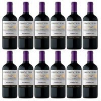 Vino Tinto Frontera Merlot 750ml - 12 UND