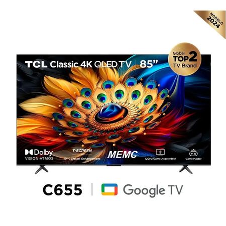 Televisor Smart Tv Qled 4K UHD TCL 85C655 85