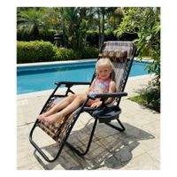 Silla Perezosa Reclinable HojasA Posa Vasos
