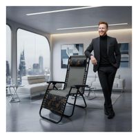 Silla Perezosa Reclinable Marron