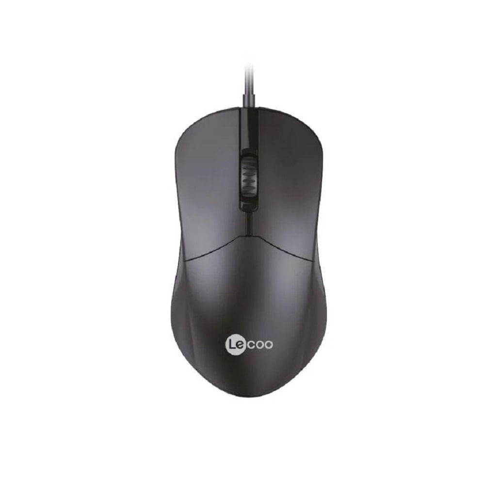 Mouse Alámbrico Lecoo Ms101 Negro