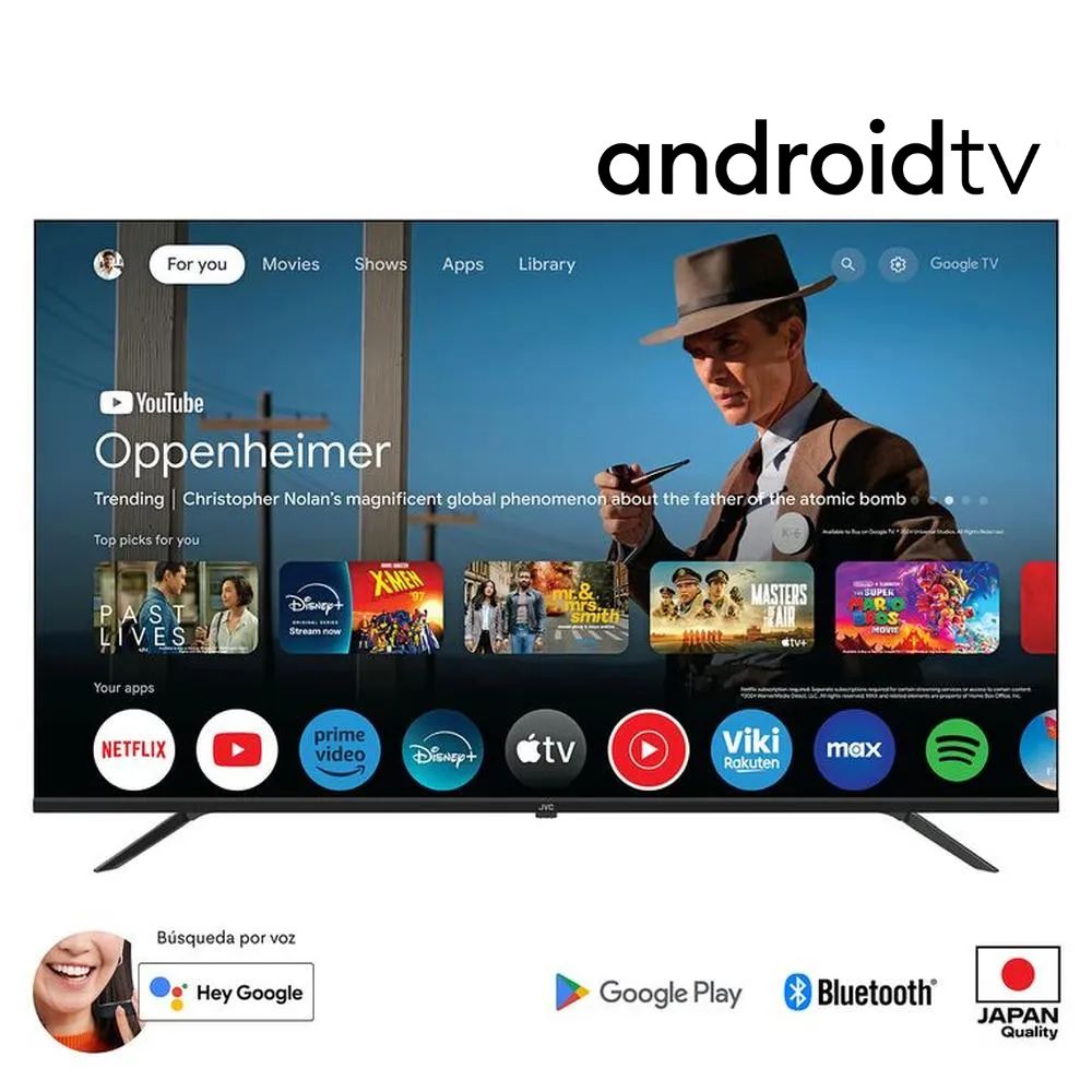 TELEVISOR JVC 55 4K UHD SMART TV ANDROID LT-55KB607
