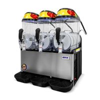 Cremoladera Ventus VG123 de Acero con 3 Tolvas de Policarbonato