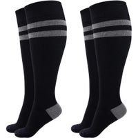 MEDIAS DE COMPRESIÓN, SOPORTE HASTA LA RODILLA (PACK 2UND) MOMCOZY | XL