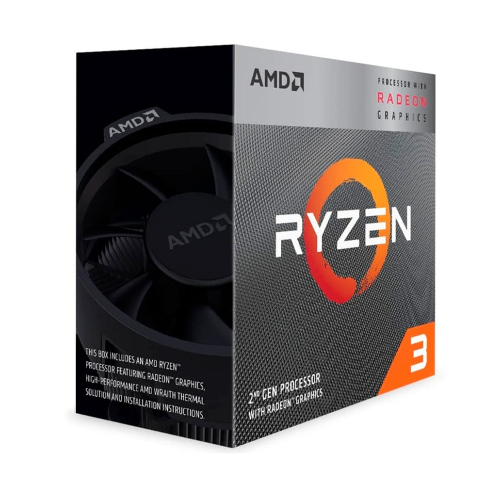 Procesador AMD Ryzen 3 3200G, 3.60GHz, 4MB L3, 4 Core, AM4, 14nm