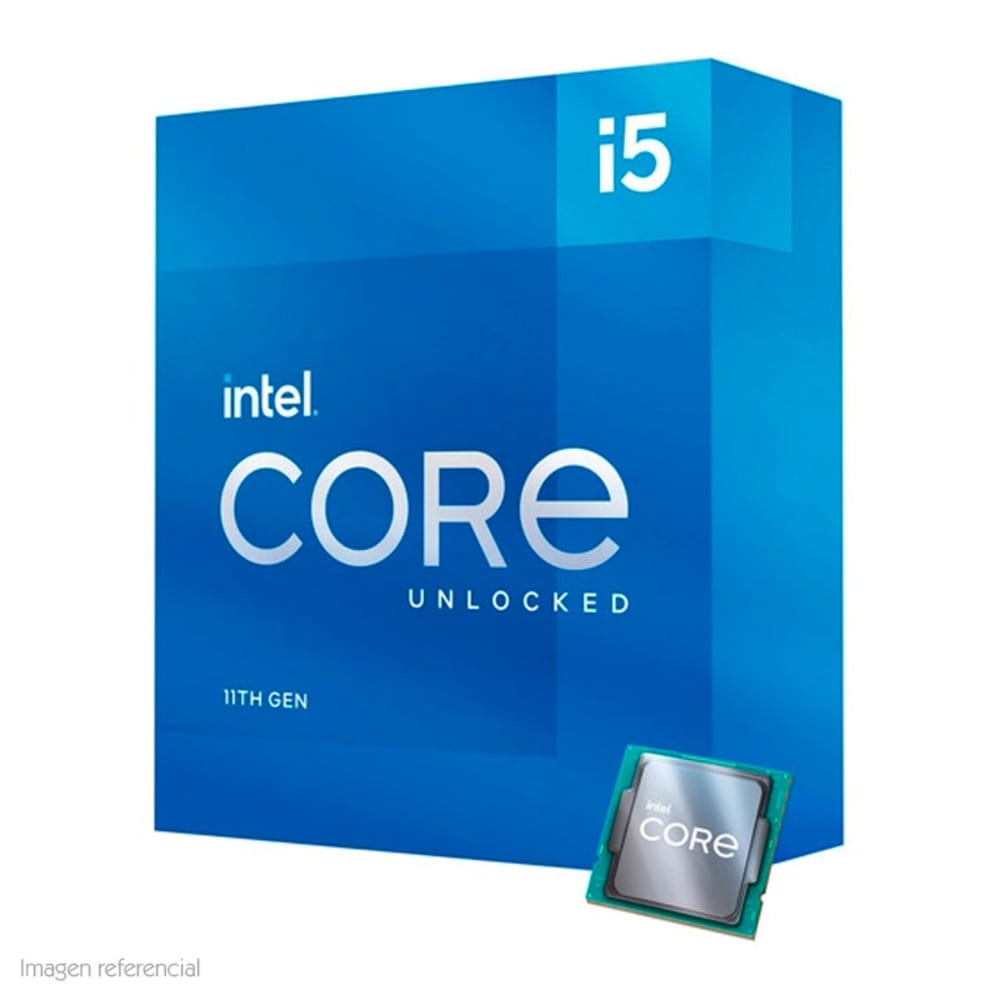 Procesador Intel Core i5-11600KF 3.90 / 4.90 GHz, 12 MB Caché L3, LGA1200
