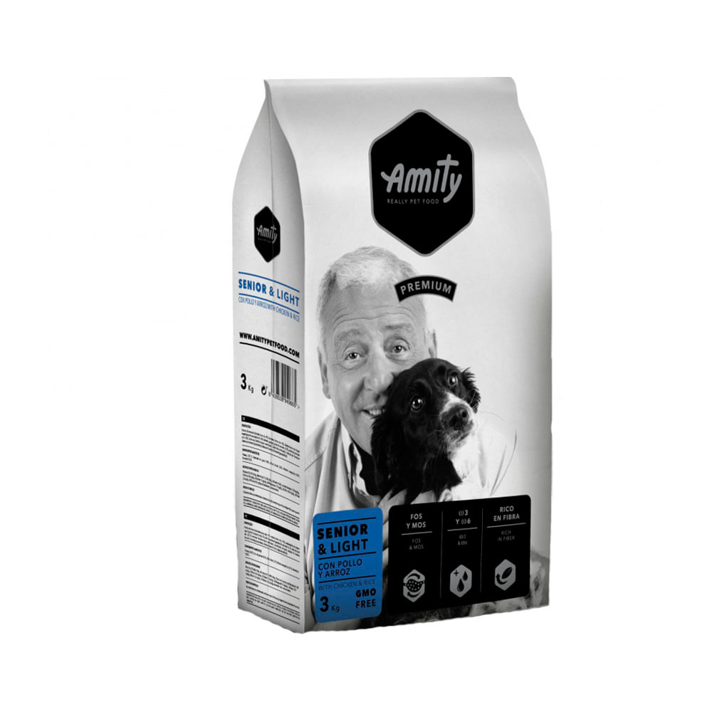 Amity Premium Senior Light para Perros 3Kg