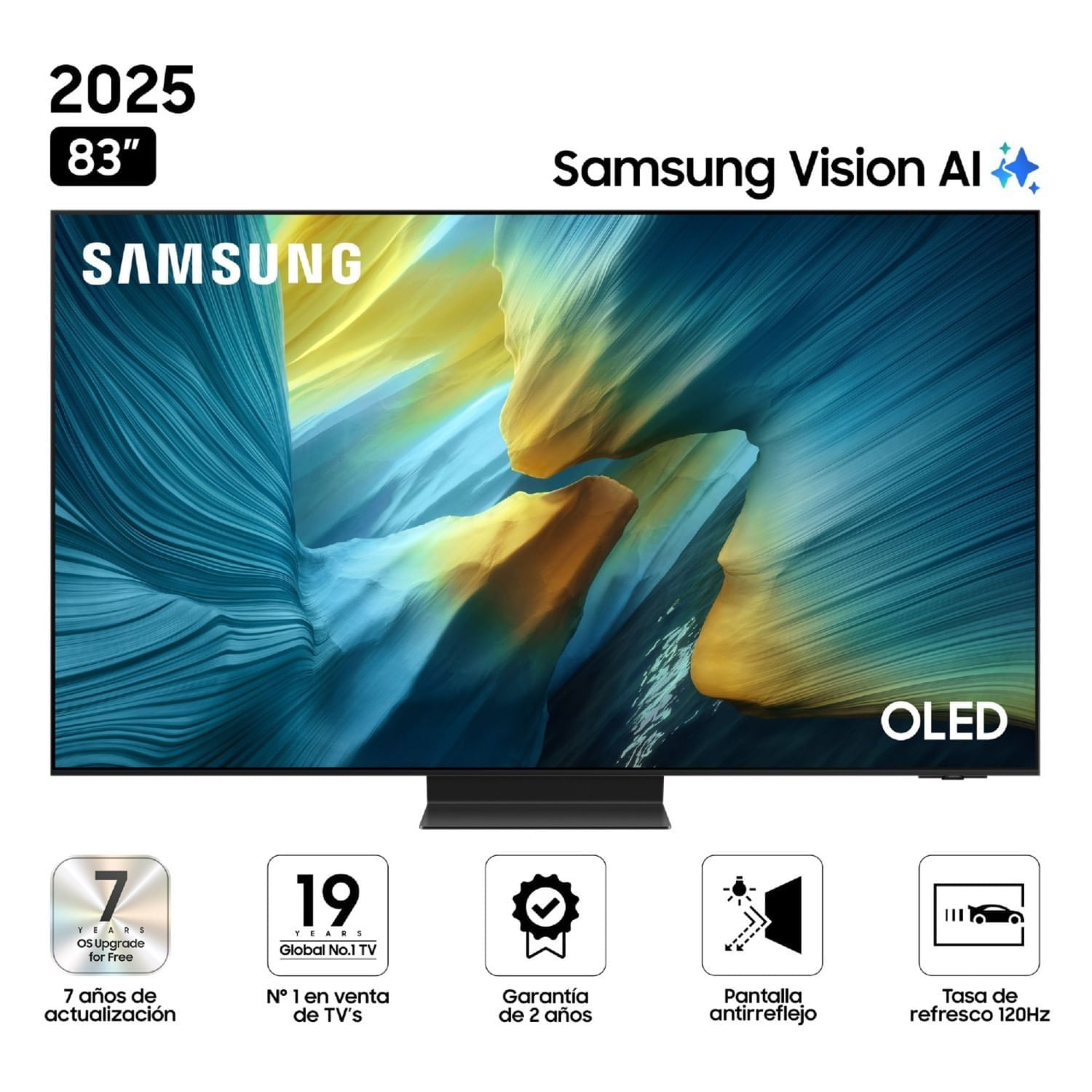 Televisor Samsung 83"" QN83S95FAEXPE OLED Tizen 8.0 UHD 4K