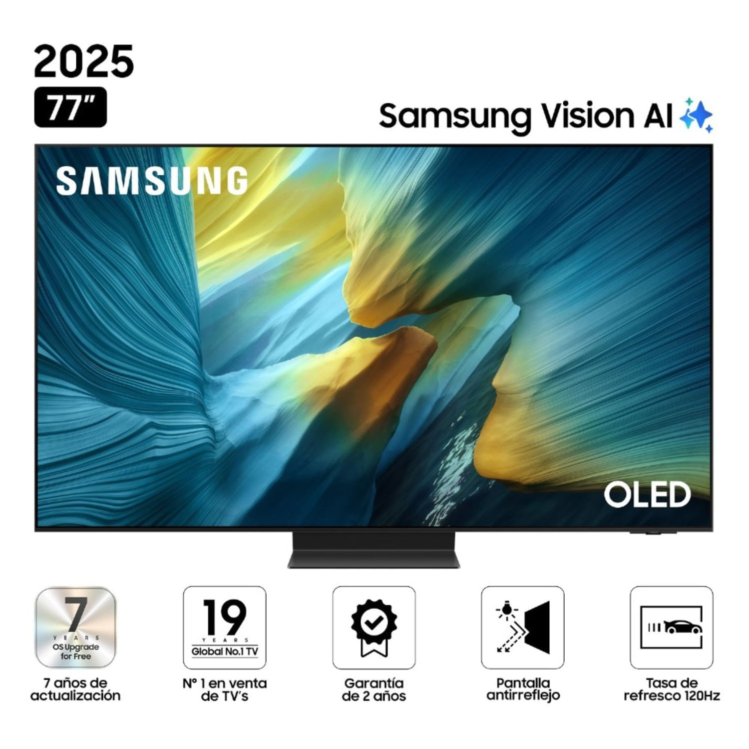 Televisor Samsung 77"" QN77S95FAGXPE OLED Tizen 8.0 UHD 4K