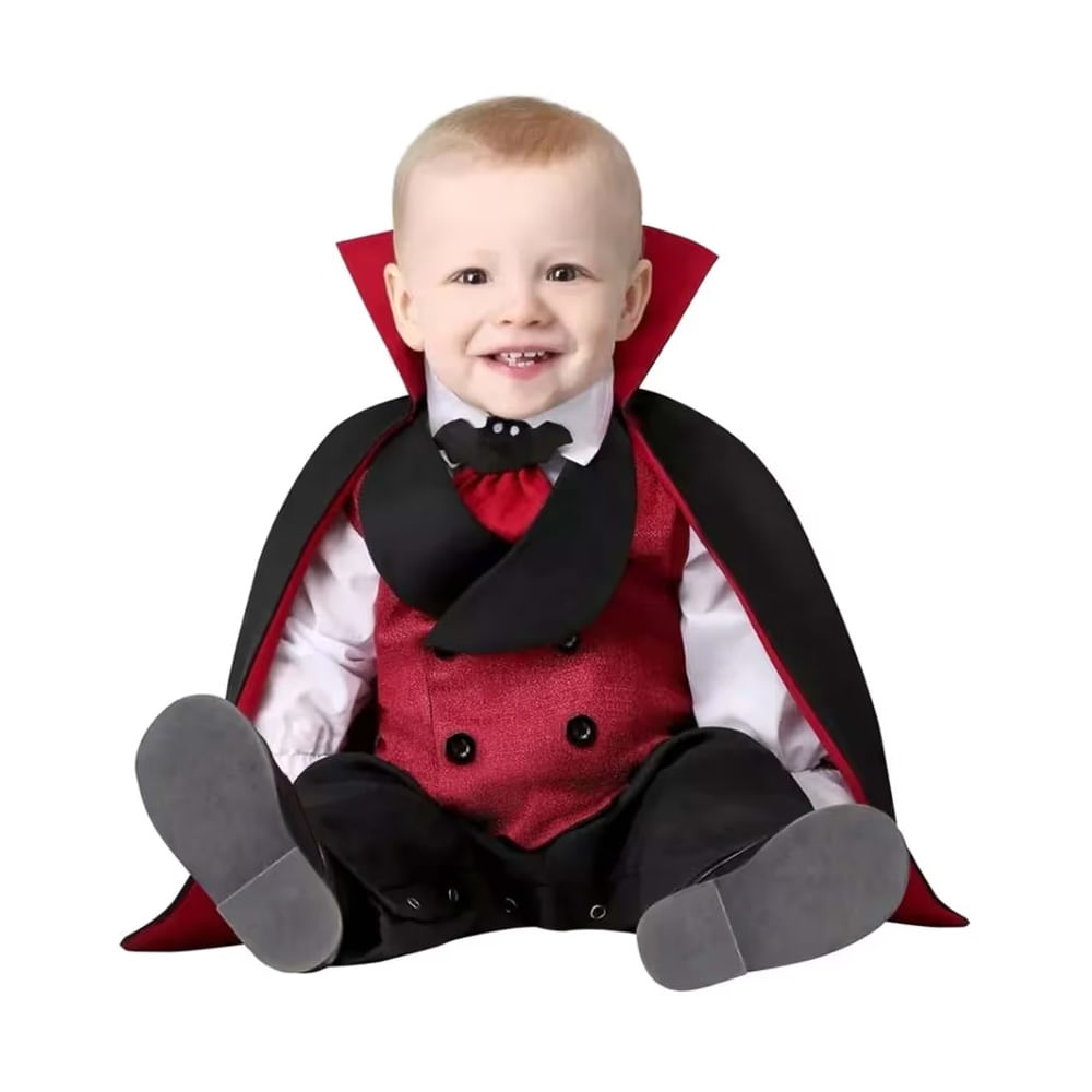 HALLOWEEN Disfraz de vampiro infantil de poliester 1 modelo B