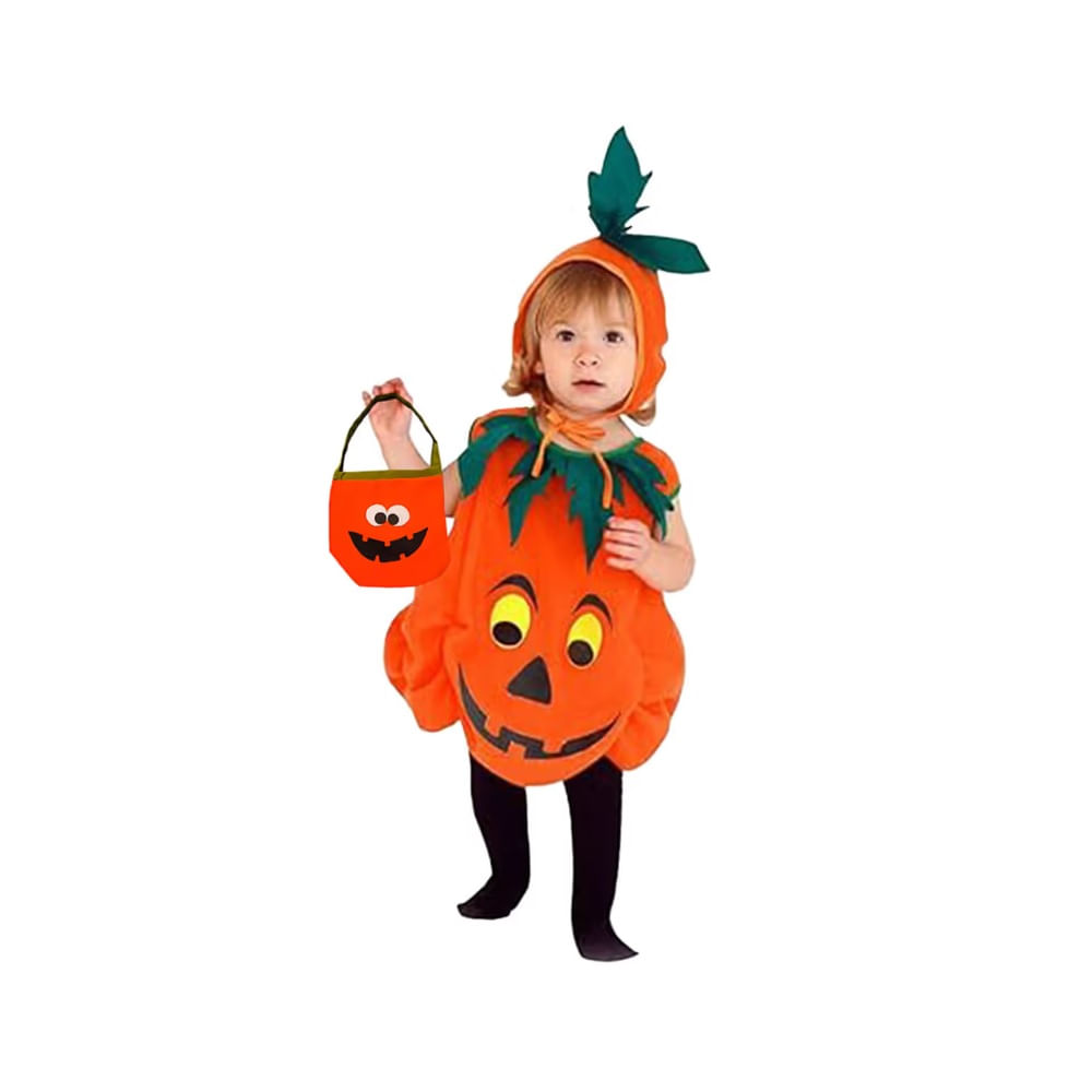 HALLOWEEN Disfraz calabaza infantil de poliester 1 modelo B